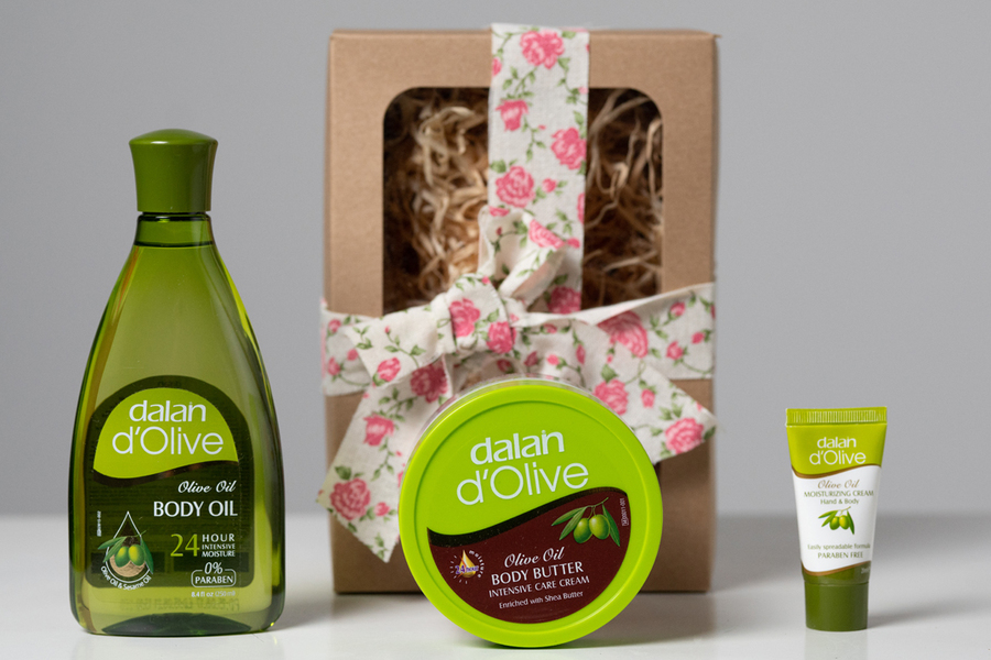 dalan d'Olive Body Butter & Body Oil Gift Pack